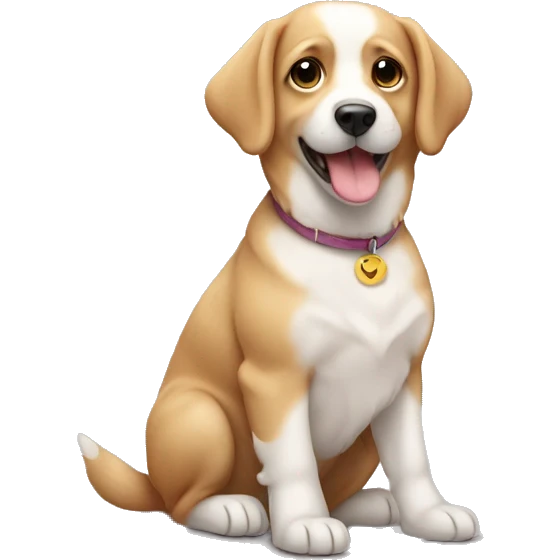 Cute Pinsky dog emoji