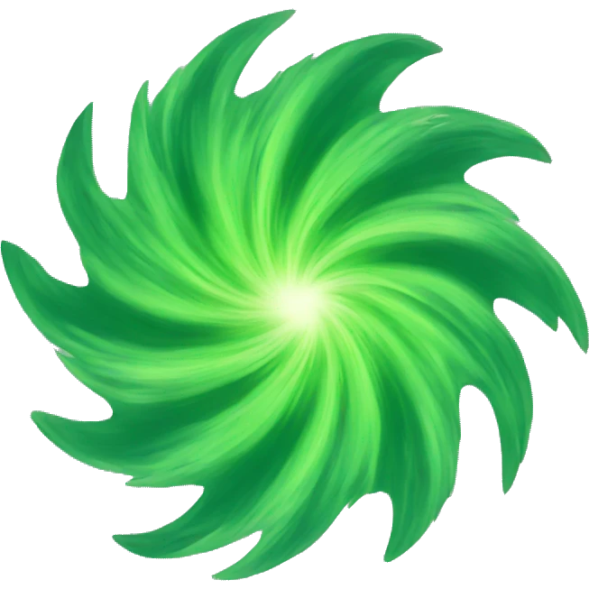 green vortex  emoji