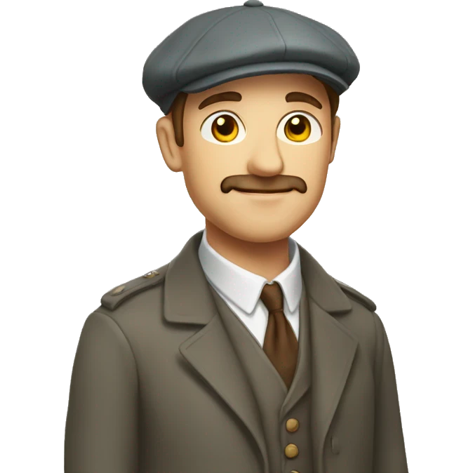 Flat cap geezer with a stella emoji
