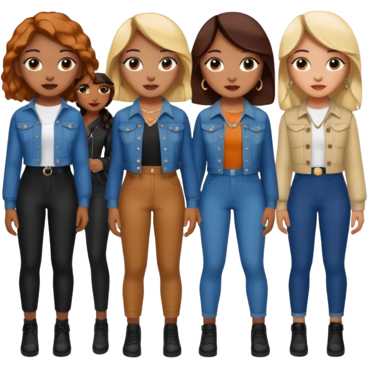 Katseye music group 6 members all girl emoji