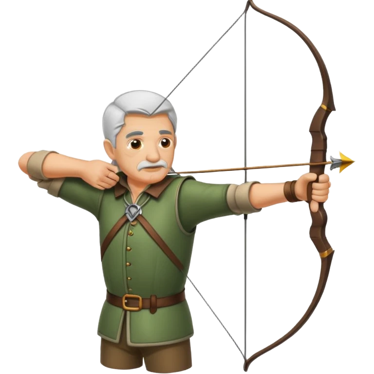 old aged archer emoji