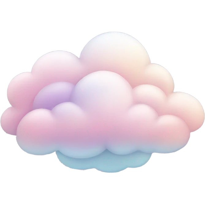Pastel clouds emoji