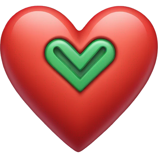 Heart that has letter M emoji
