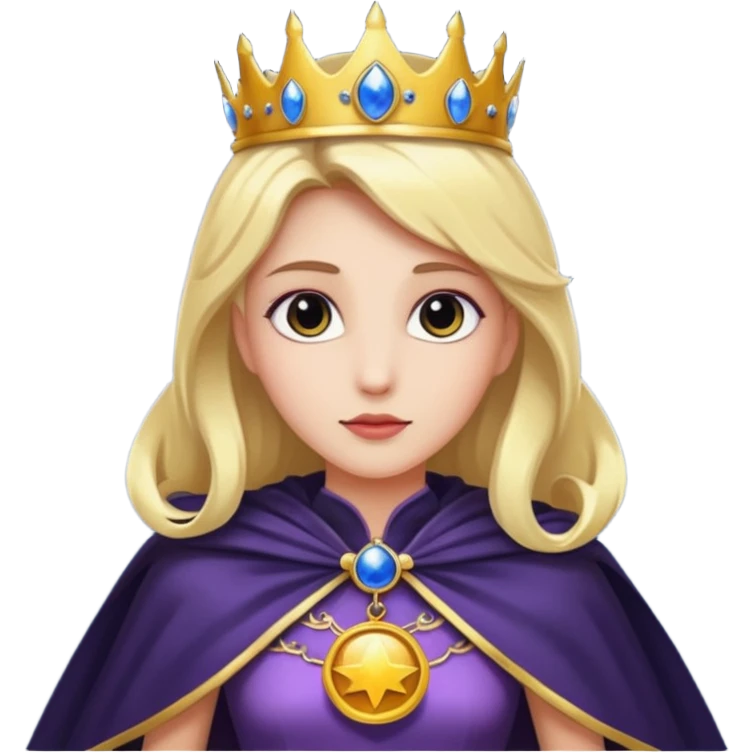 Eclipse Princess – shadow cape + lunar pin emoji