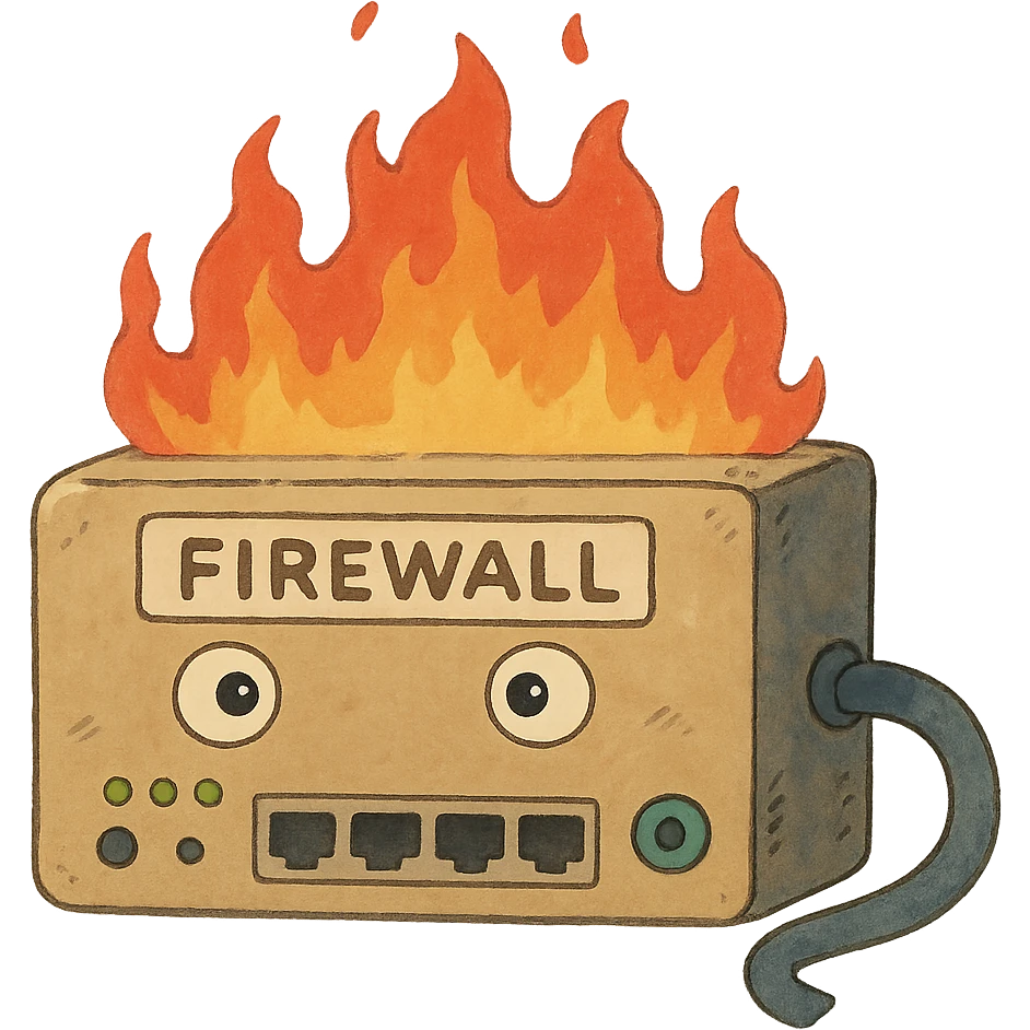ghibli style network firewall emoji