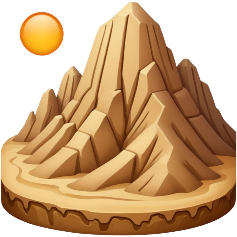 desert mountain emoji