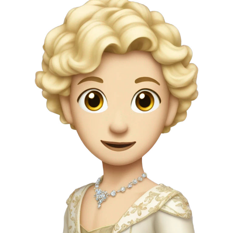 blonde twink feminine prince emoji