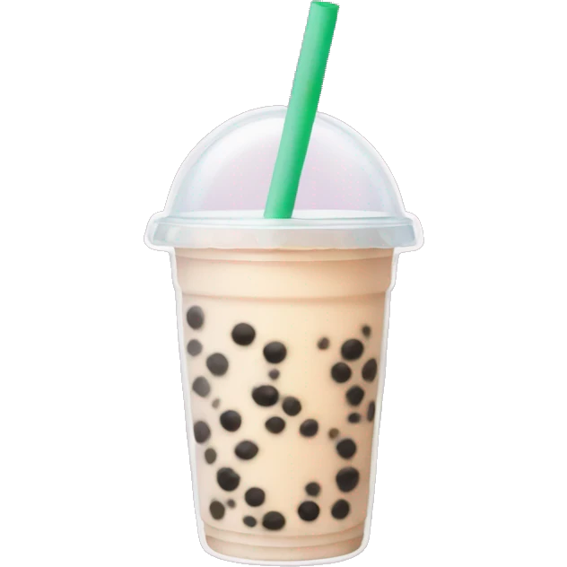 Aesthetic Bubble tea emoji