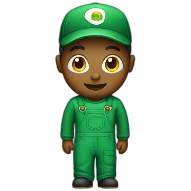 green overalls emoji