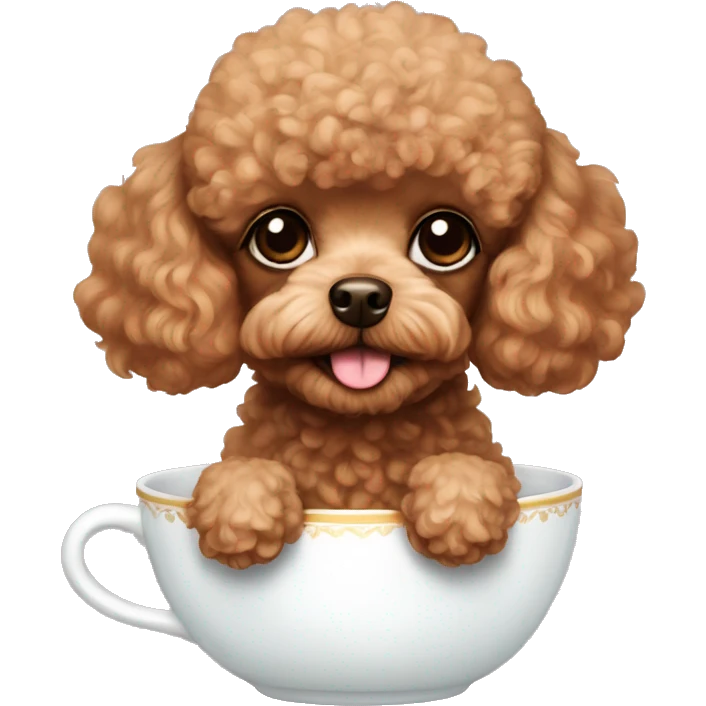 teacup poodle emoji