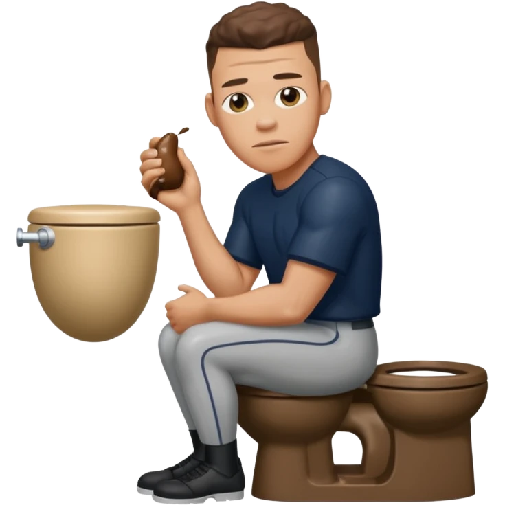Aaron judge taking a poo emoji