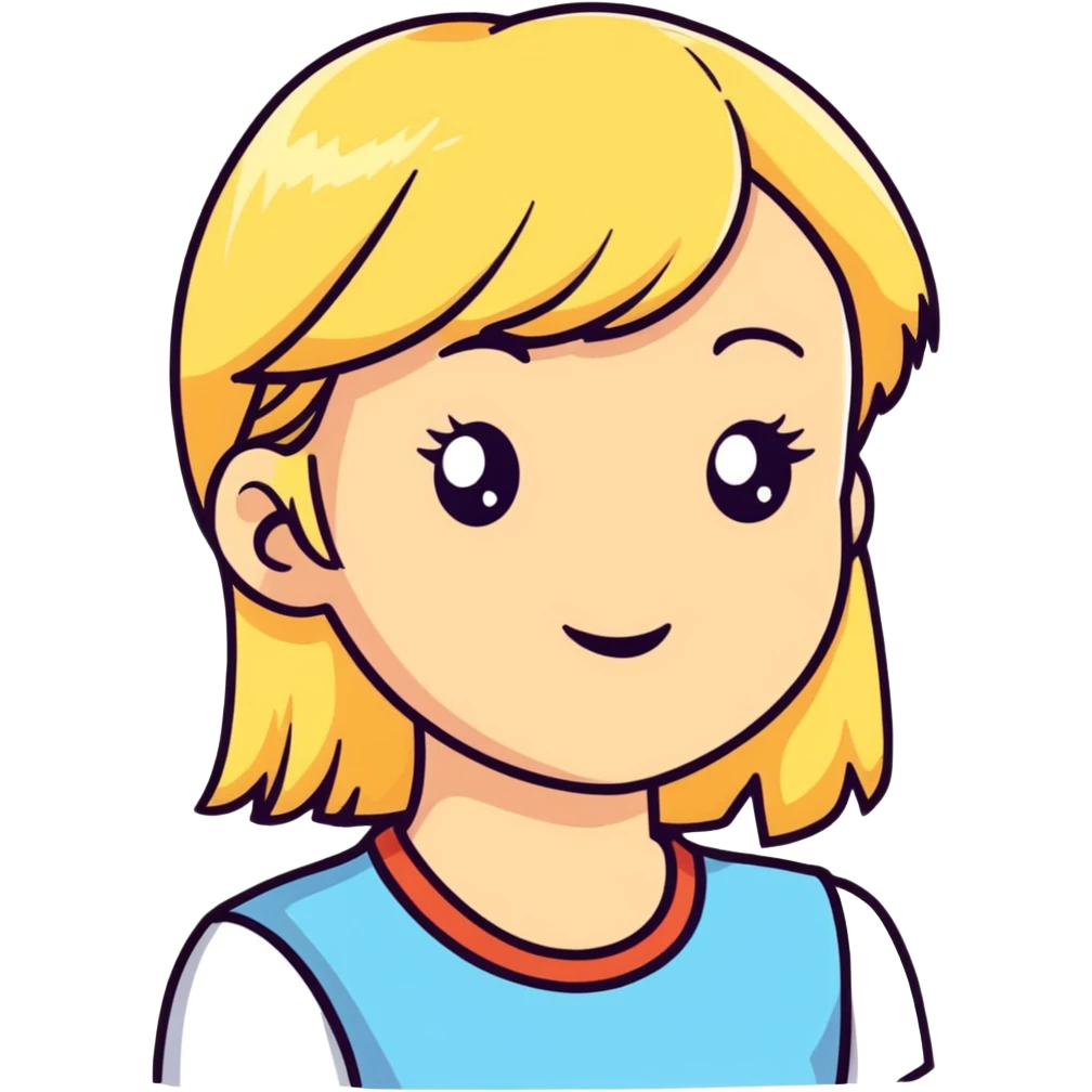 blonde girl emoji