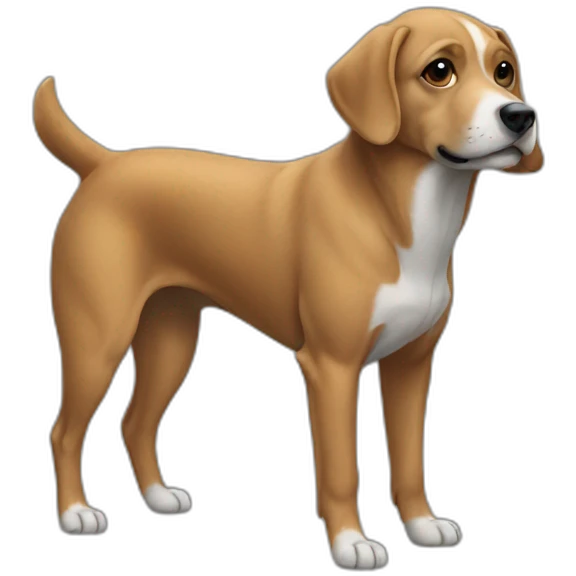 Dog black emoji