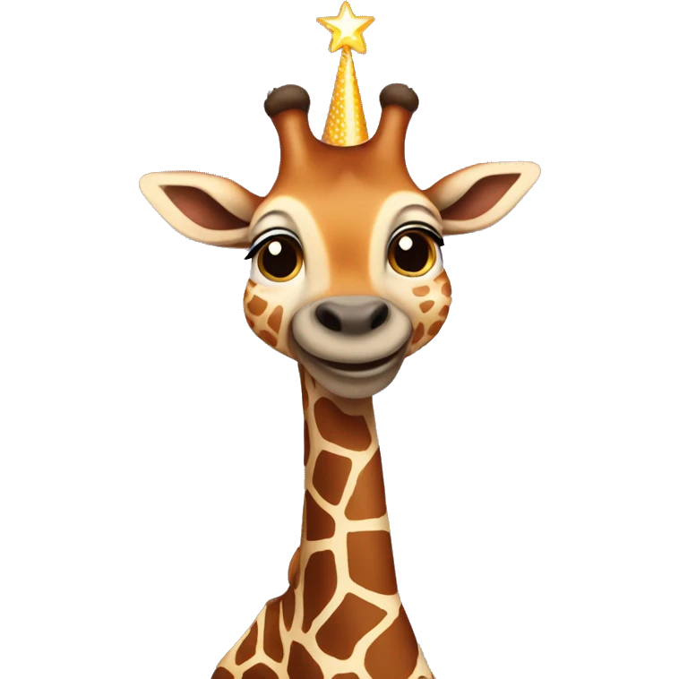 Giraf ceebrating your birthday emoji