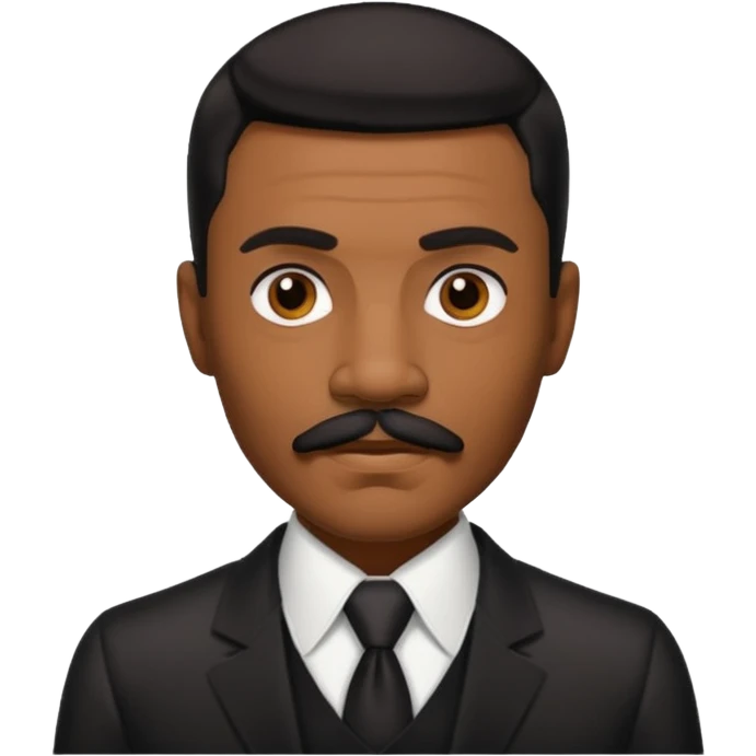 Keith Sweat black hair and mustache emoji