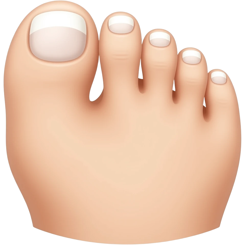 Toe nail emoji