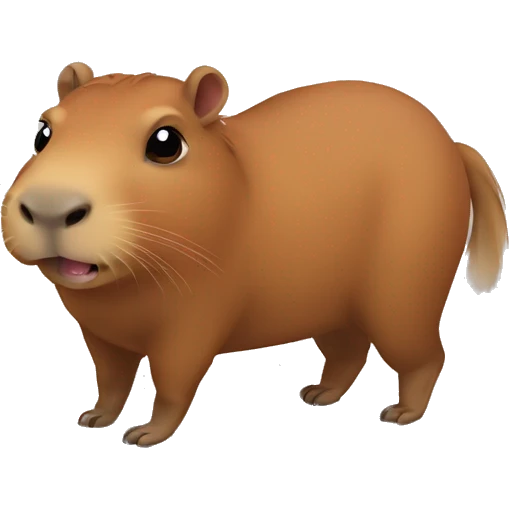 Cute capybara  emoji