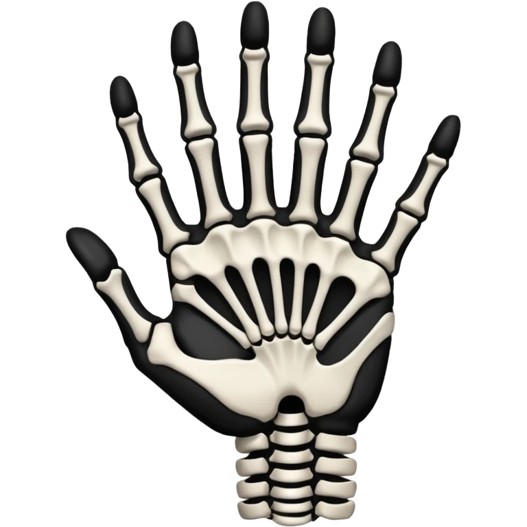Make a Playboi Carti yvl skeleton hand emoji emoji
