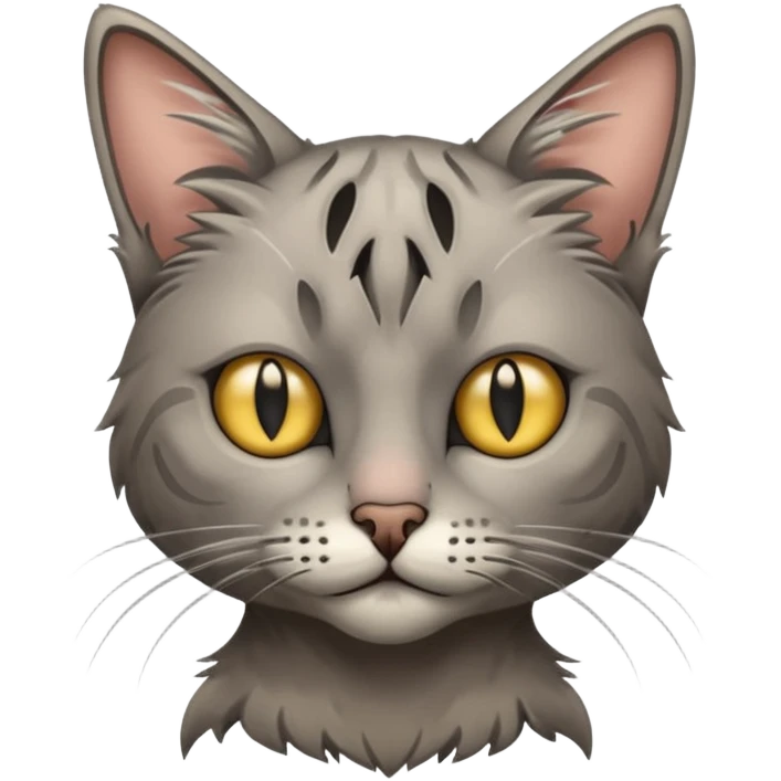 homeless poor cat emoji