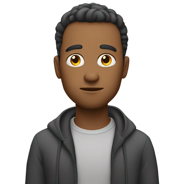 man is thinking emoji