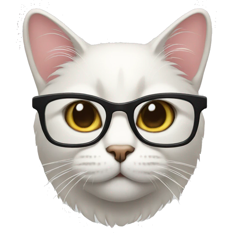 cat with glasses emoji
