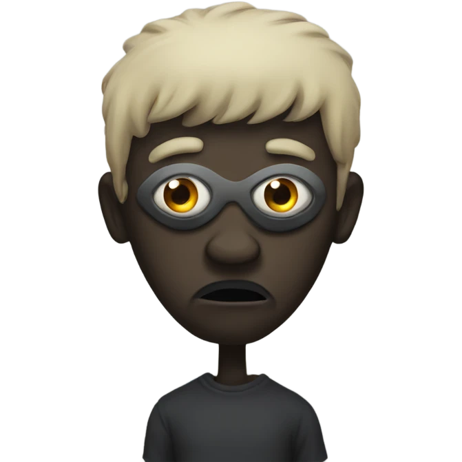 Black Scottish cyclops emoji