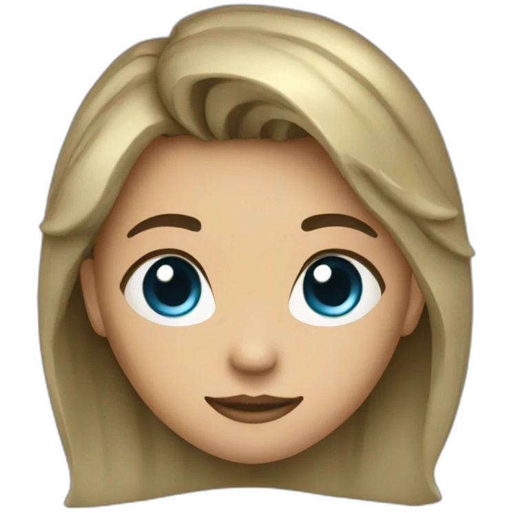 Blue marine heart emoji