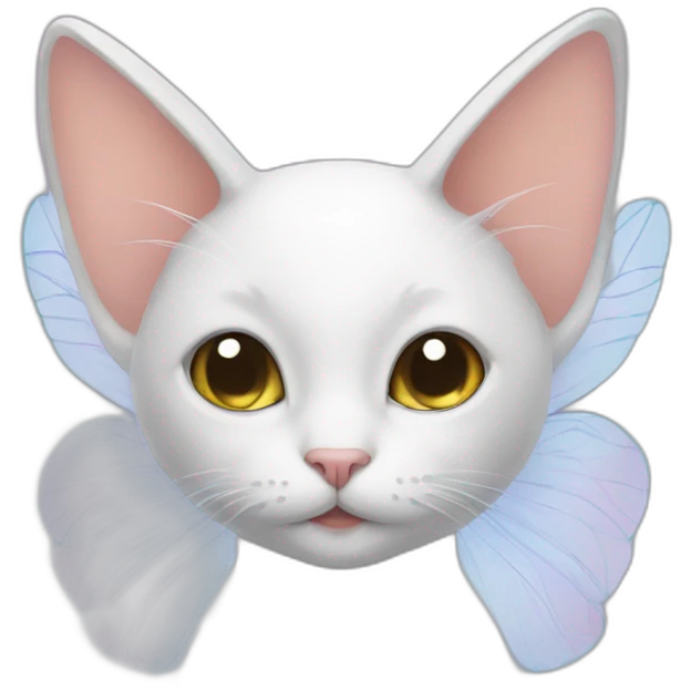 cat with fairy wings emoji