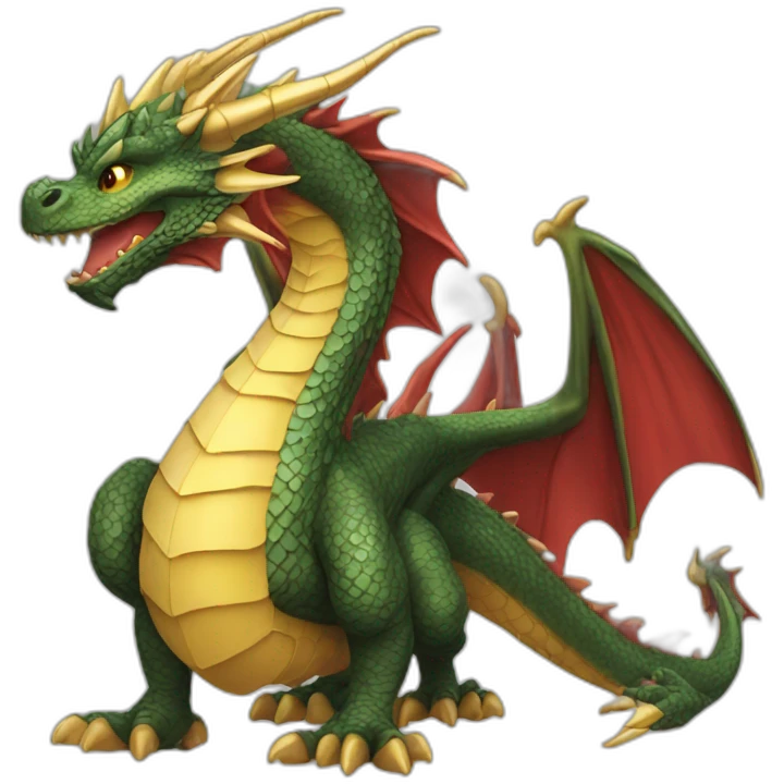 Dragon doré emoji
