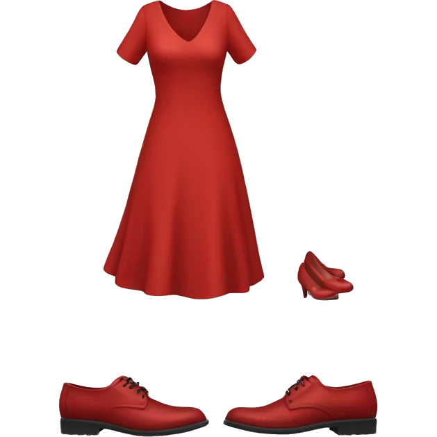 red dress shoes emoji
