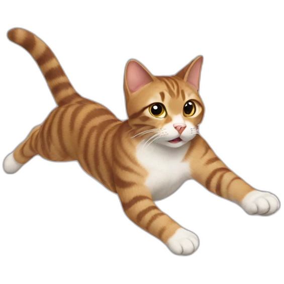 cat flying emoji