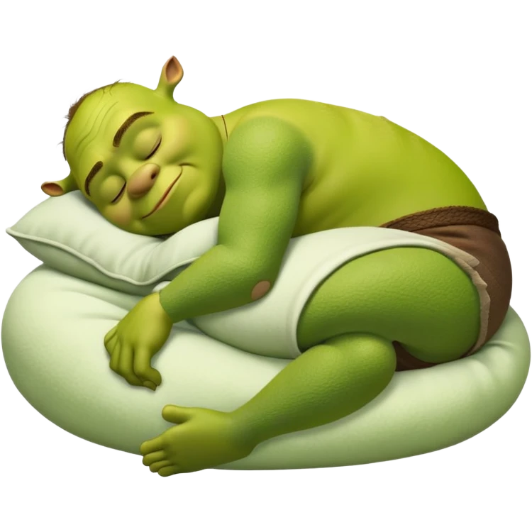 Shrek sleeping  emoji