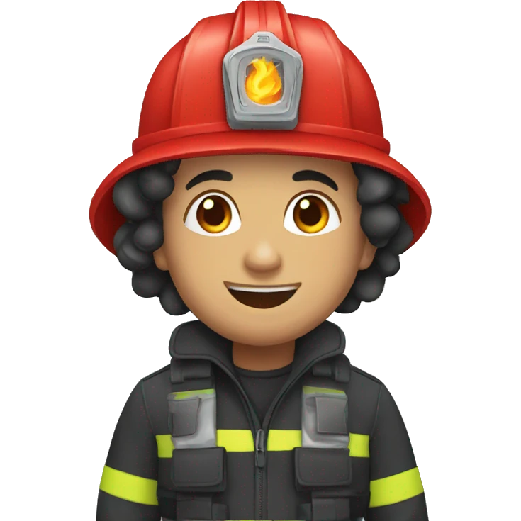 Bombero loco emoji