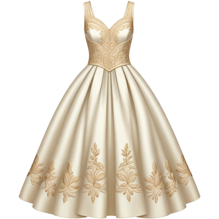 luxury couture dress emoji