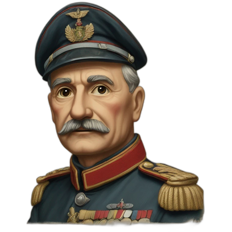 General allemand 1939 levant uniquement son majeur emoji