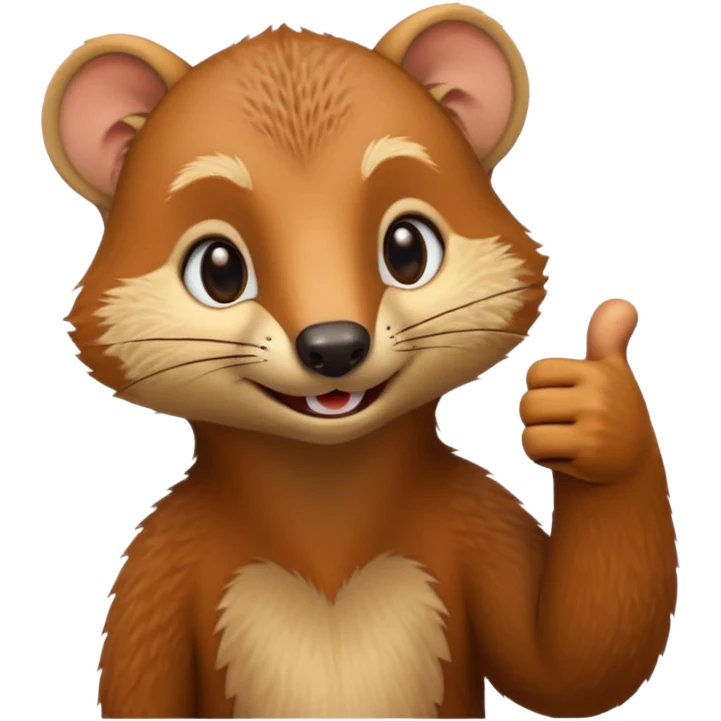 Mangoose thumb up emoji