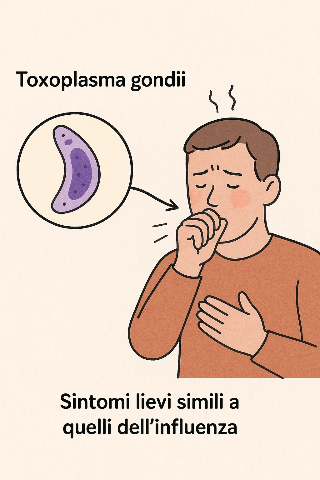 Toxoplasma gondii, infetta uomo ha sintomi solo di lieve influenza in italiano emoji