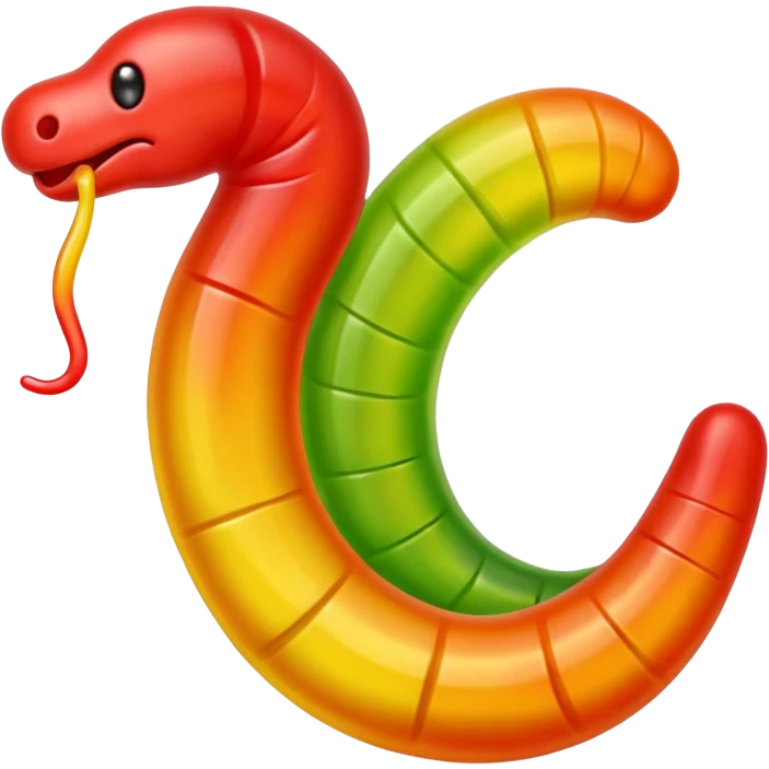 lombriz de gomita emoji