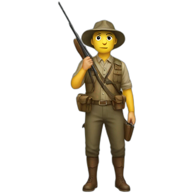 hunting emoji