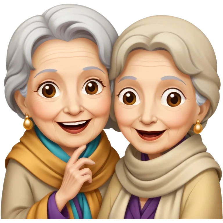 Abuelas chismosas  emoji