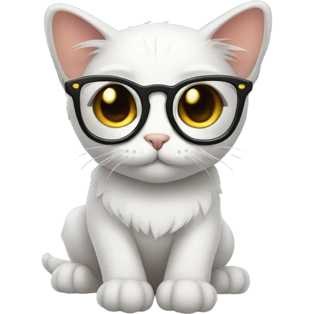 cat with glasses and wings emoji