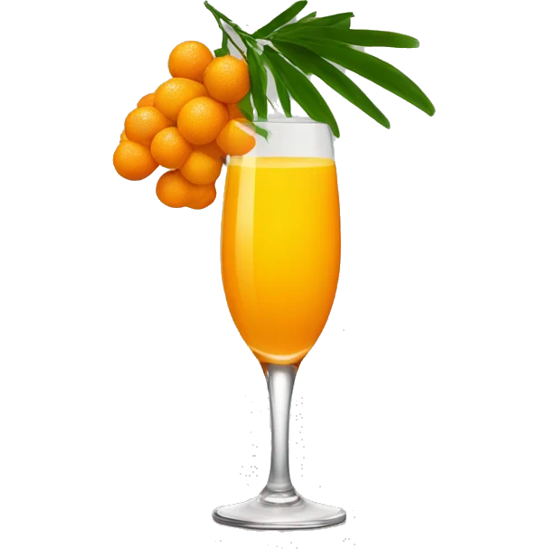 mimosa orange emoji