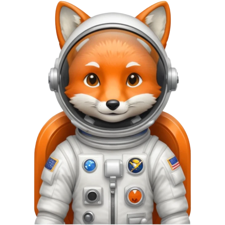 fox astronaut emoji