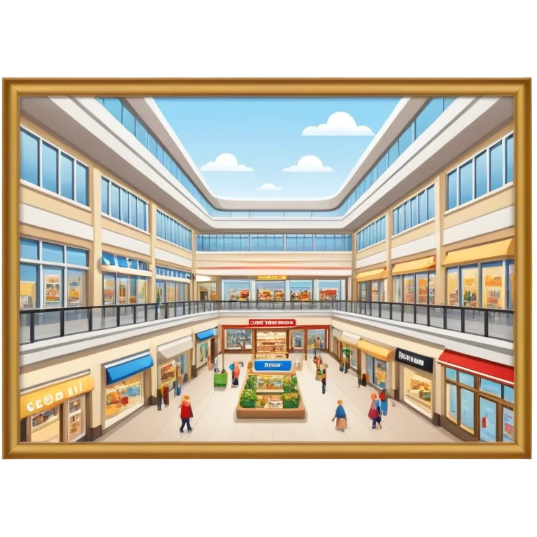 Scandinavian shoppin centre п emoji