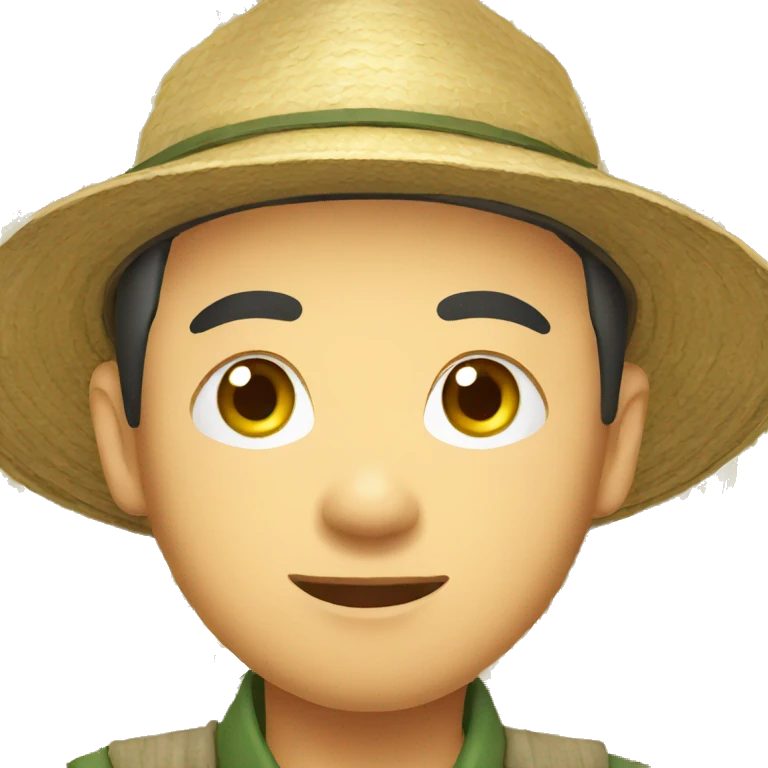 asian rice farmer emoji
