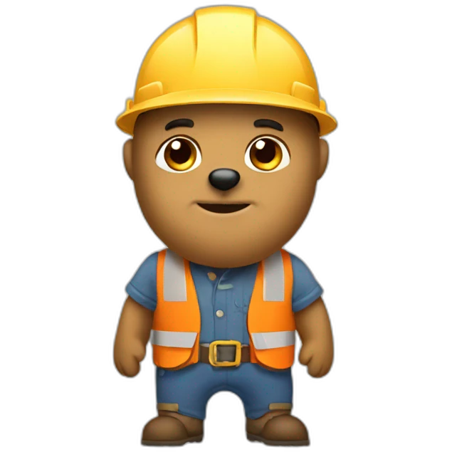 Gopher builder emoji