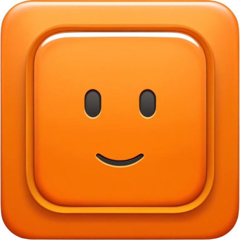 OK text in an orange square emoji