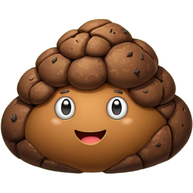 Poo and football emoji