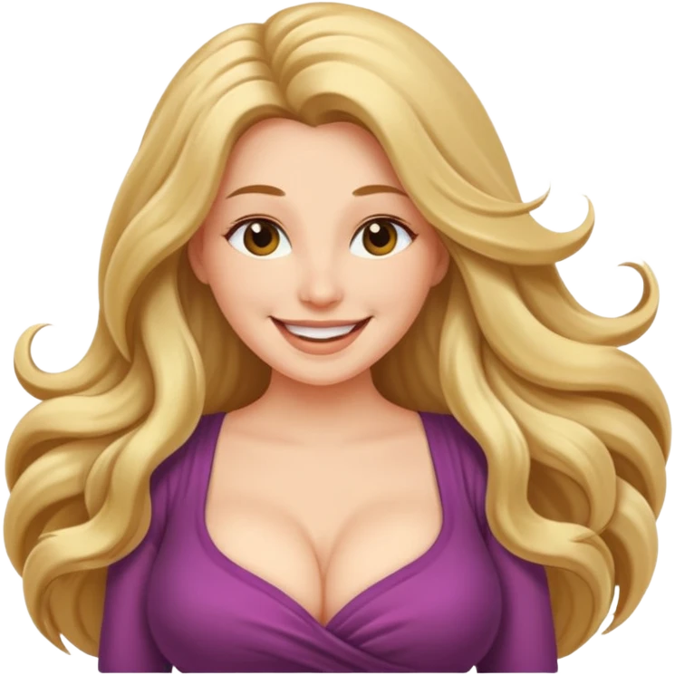 Woman with giant breasts emoji