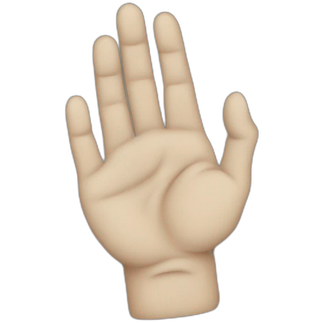 beggar’s hands emoji